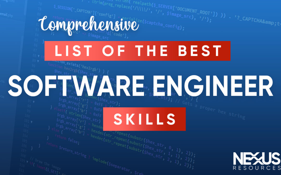 Comprehensive List of the Best Software Engineer Skills