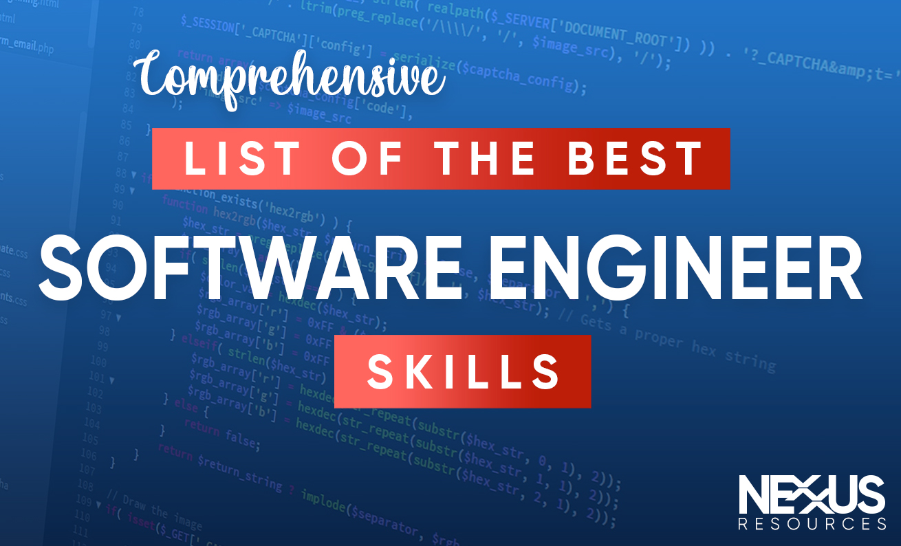 Comprehensive list of the best software engineer skills