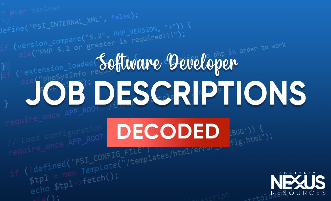 Software Developer Job Descriptions Decoded
