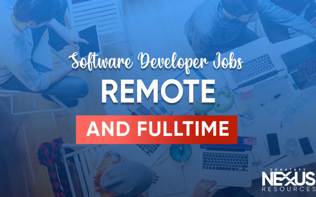 Software Developer Jobs or Software Engineer Jobs Remote And Full Time