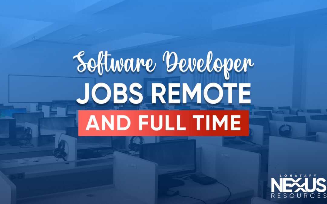 Software Developer Jobs Remote or Software Engineer Remote Jobs And Full Time