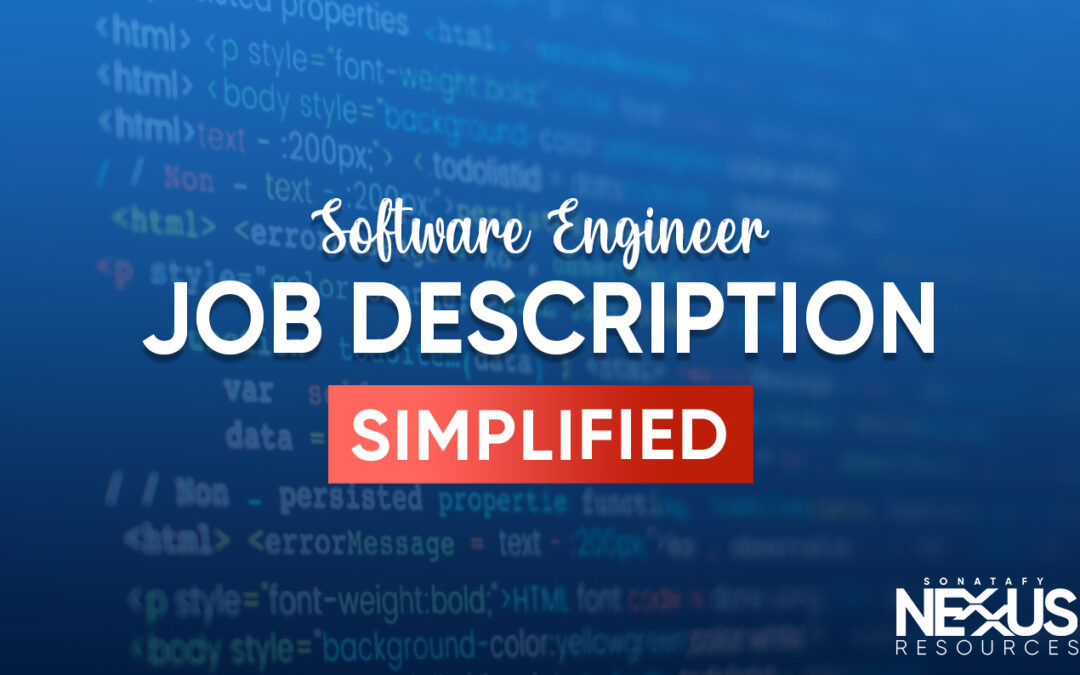 Software Engineer Job Description Simplified | job description | duties